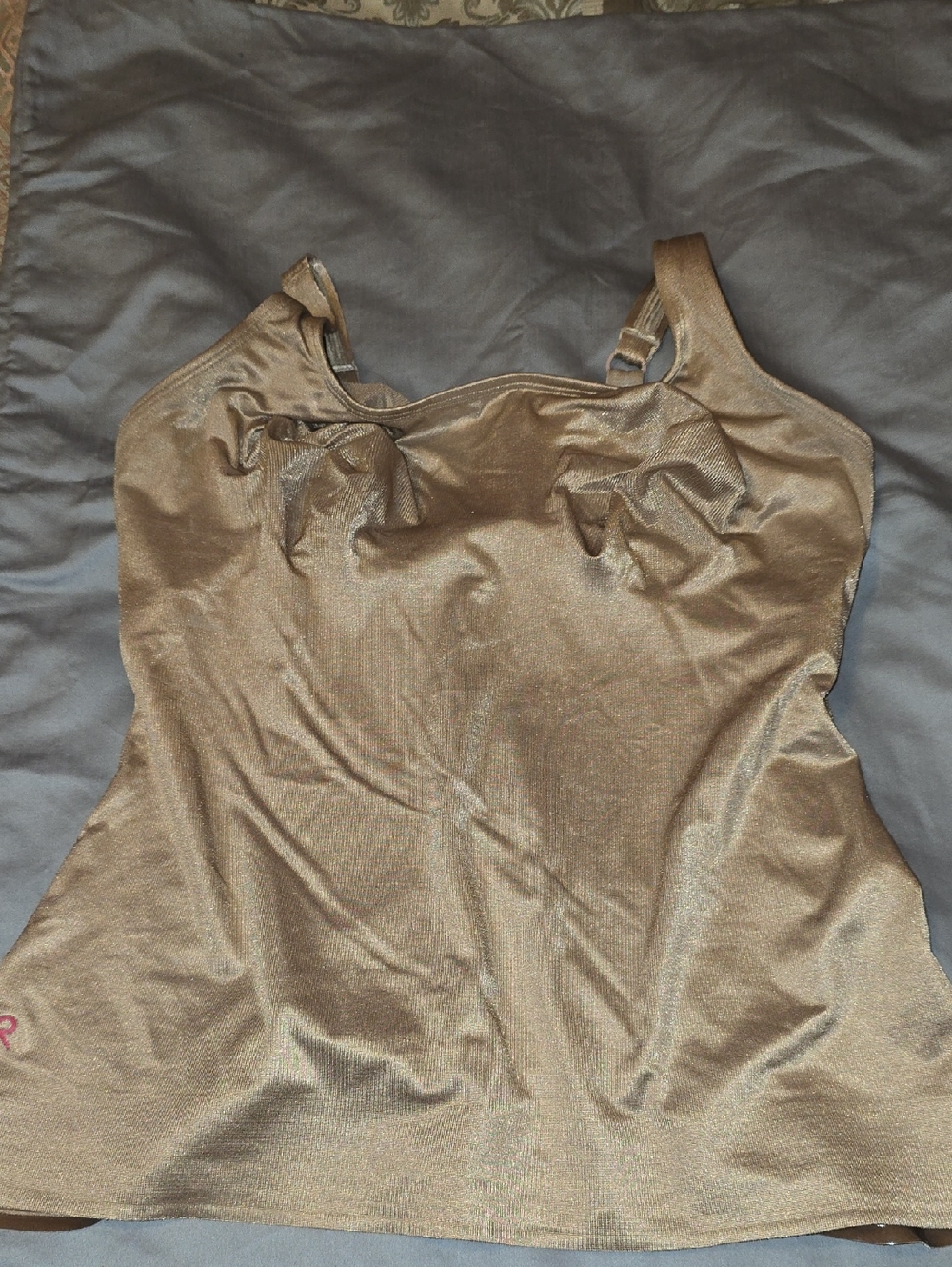Ruby Ribbon Lumina Shapewear Tank‎ in Pale